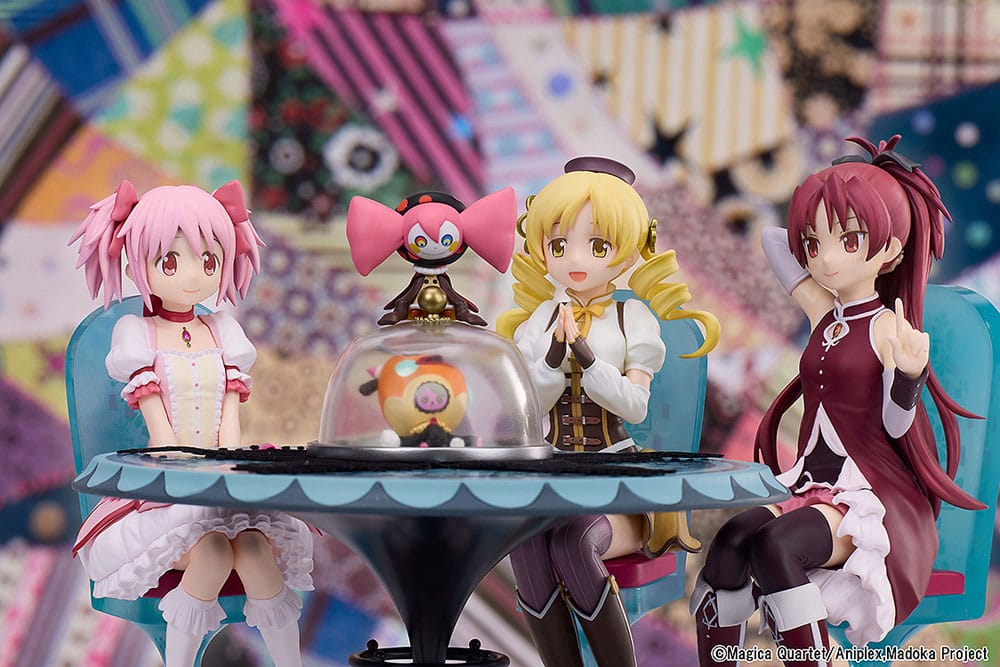 Puella Magi Madoka Magica The Movie: Rebellion statuette PVC Tea Party Cake Song Ver. Set 18 cm