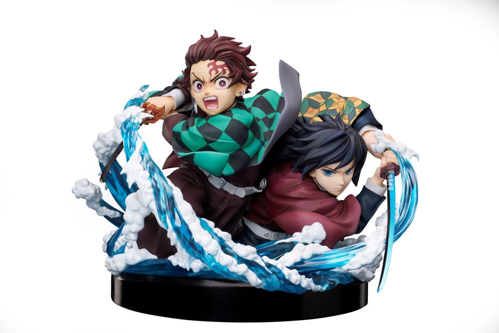 Demon Slayer: Kimetsu no Yaiba statuette PVC Tanjiro & Giyuu 13 cm