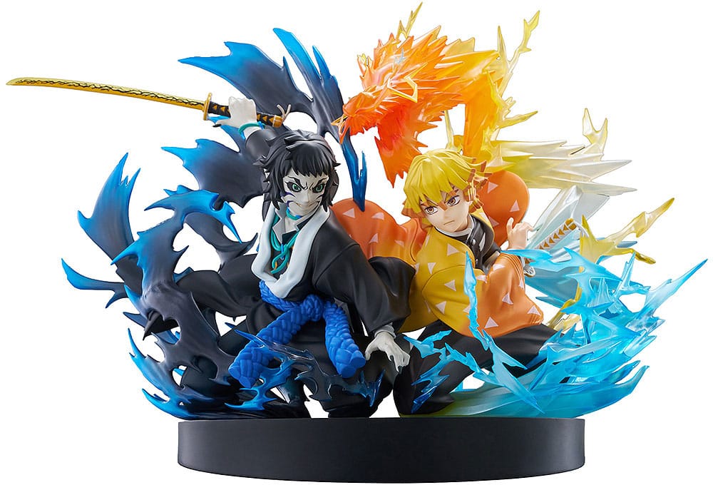 Demon Slayer: Kimetsu no Yaiba statuette PVC Zenitsu Agatsuma & Kaigaku 15 cm
