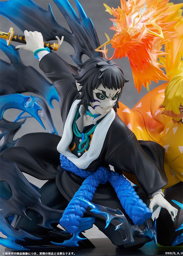 Demon Slayer: Kimetsu no Yaiba statuette PVC Zenitsu Agatsuma & Kaigaku 15 cm