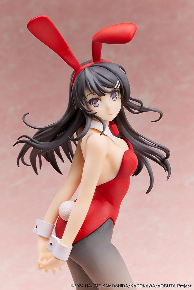 Rascal Does Not Dream of Bunny Girl Senpai statuette 1/7 Mai Sakurajima Red Bunny Girl Ver. 27 cm