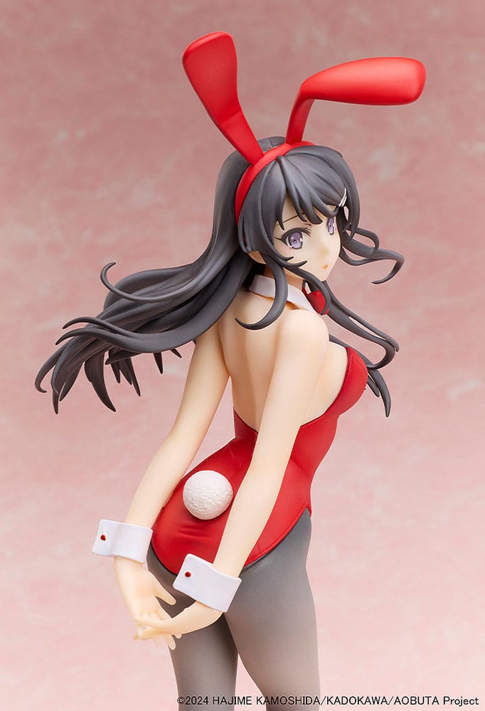 Rascal Does Not Dream of Bunny Girl Senpai statuette 1/7 Mai Sakurajima Red Bunny Girl Ver. 27 cm