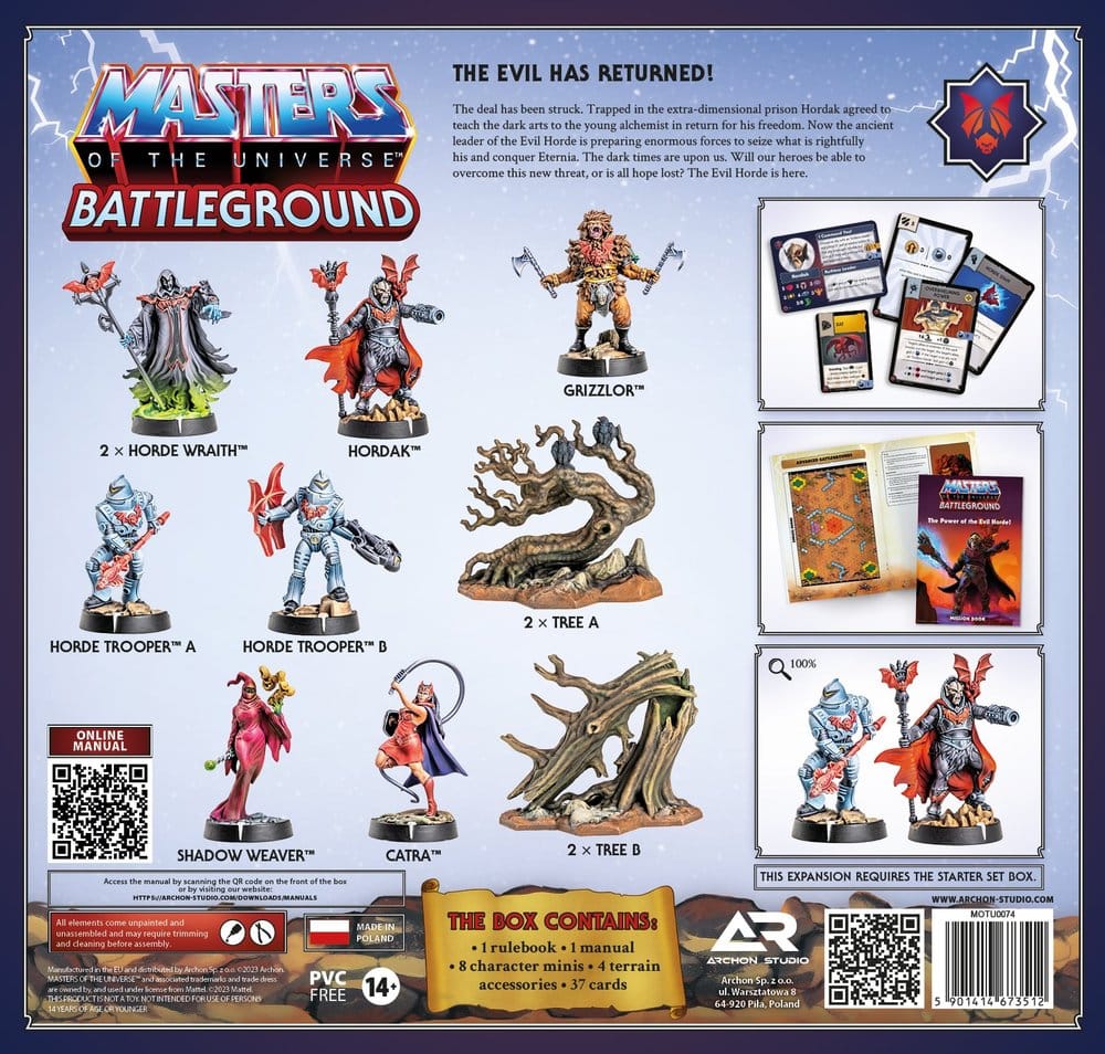 Masters of the Universe: Battleground jeu de figurines Wave 4: The Power of the Evil Horde *ITALIEN*