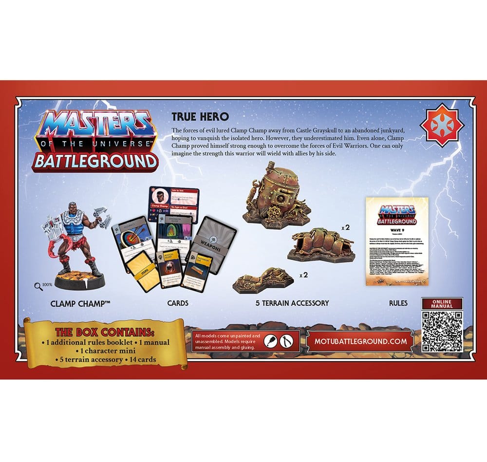 Masters of the Universe: Battleground jeu de figurines Wave 9: Masters of the Universe Faction *ANGLAIS*