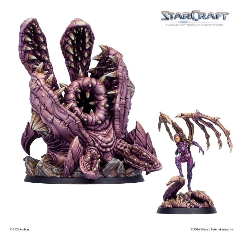 StarCraft TMG héros set d'extension Zerg: Kerrigan & Omega Worm