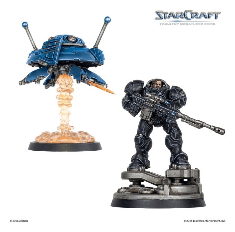 StarCraft TMG héros set d'extension Terran: Jim Raynor & Point Defense Drone