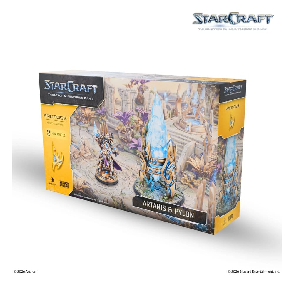 StarCraft TMG héros set d'extension Protoss: Artanis & Pylon