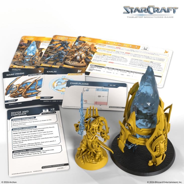 StarCraft TMG héros set d'extension Protoss: Artanis & Pylon