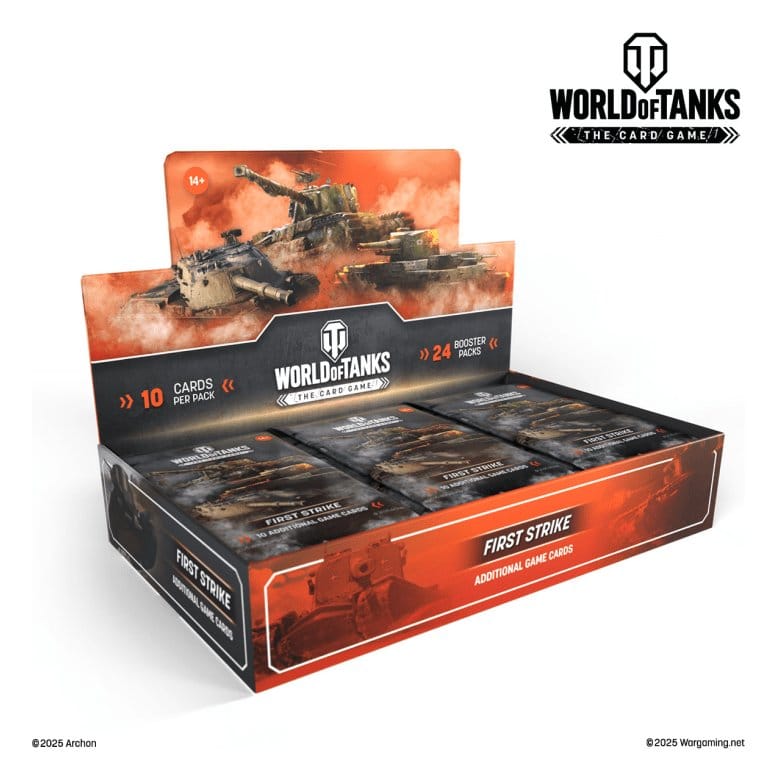 World of Tanks TCG First Strike présentoir boosters (24) *ANGLAIS*