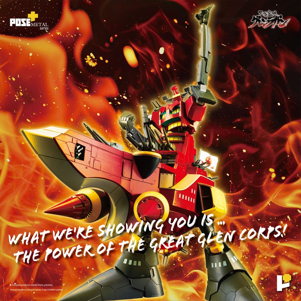 Tengen Toppa Gurren Lagann statuette POSE+METAL series Dai-Gurren 33 cm