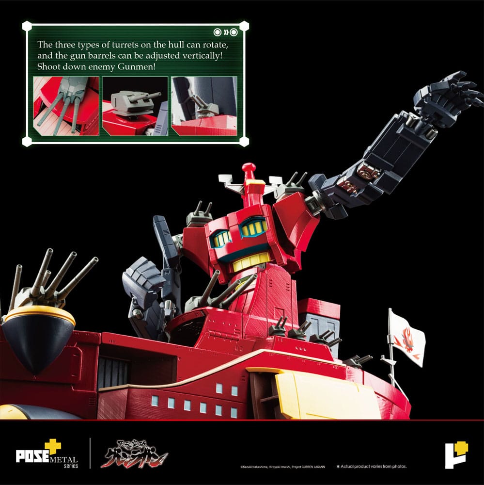 Tengen Toppa Gurren Lagann statuette POSE+METAL series Dai-Gurren 33 cm
