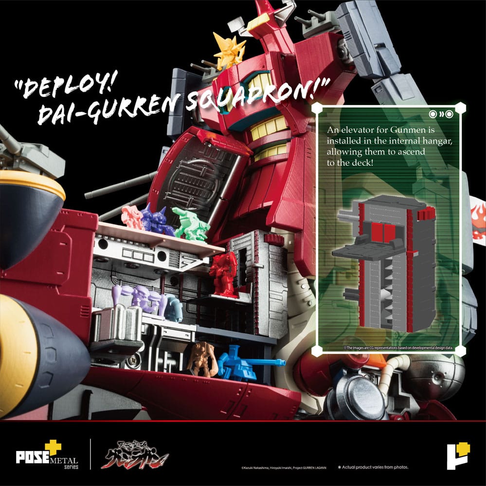 Tengen Toppa Gurren Lagann statuette POSE+METAL series Dai-Gurren 33 cm