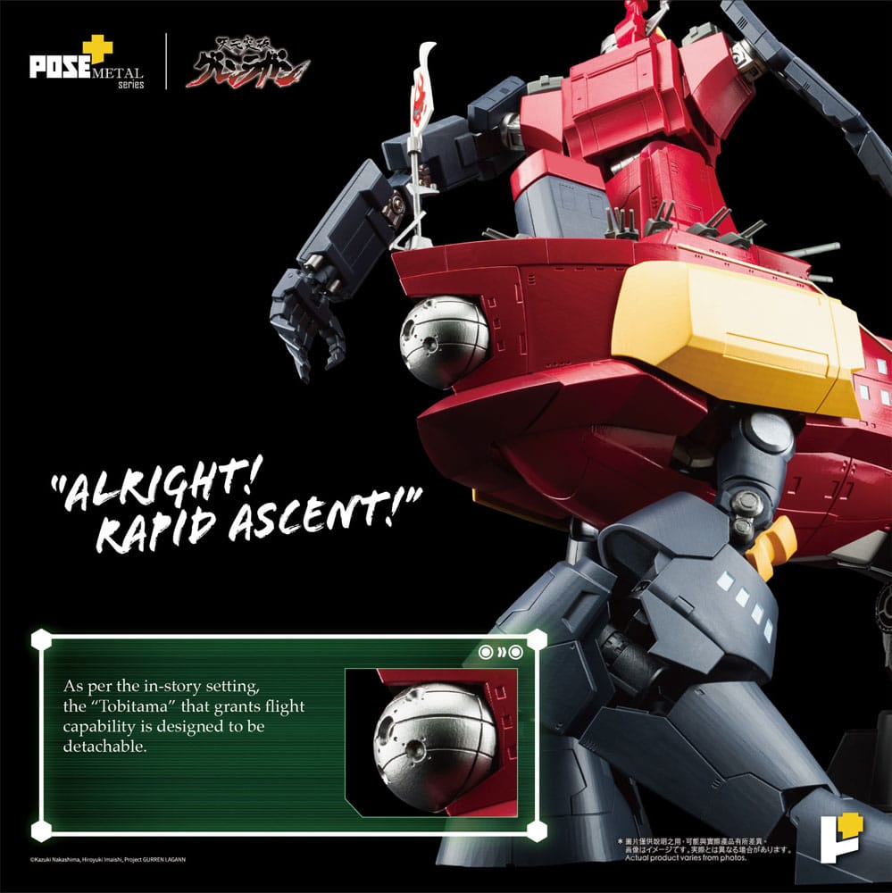 Tengen Toppa Gurren Lagann statuette POSE+METAL series Dai-Gurren 33 cm