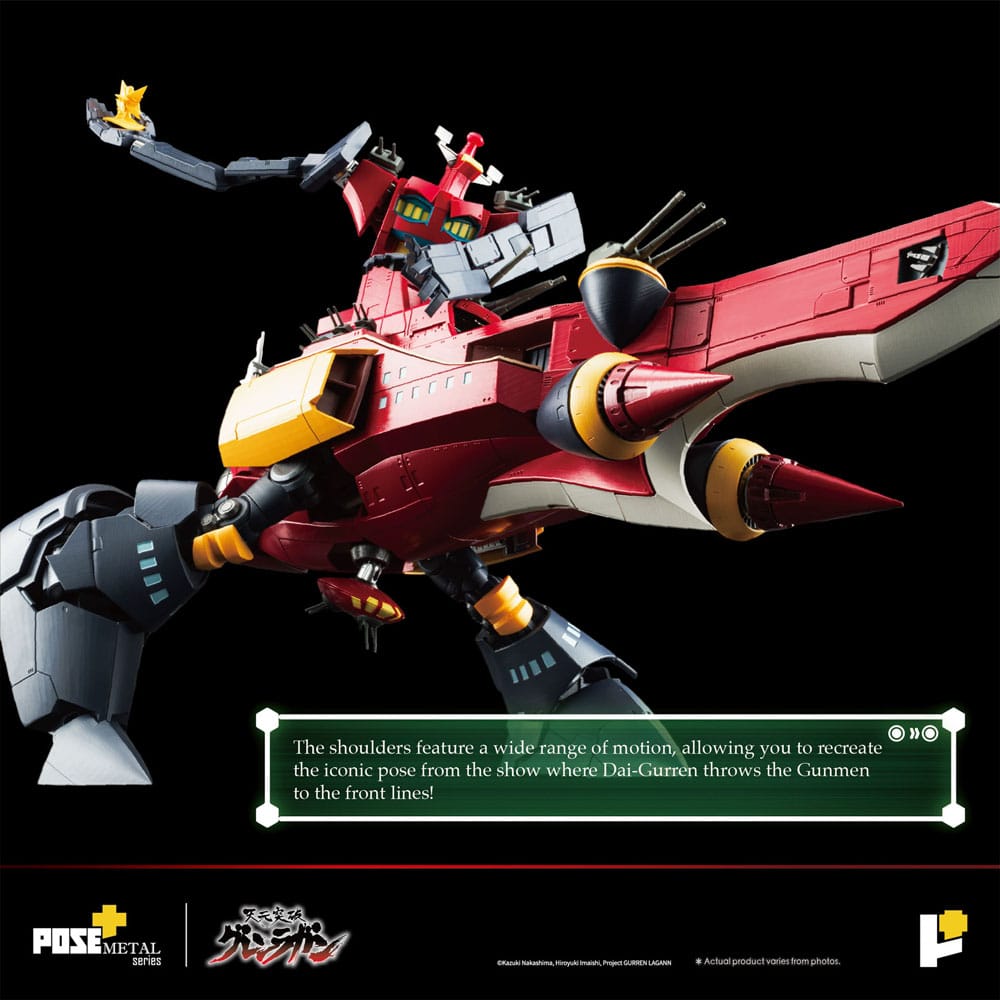 Tengen Toppa Gurren Lagann statuette POSE+METAL series Dai-Gurren 33 cm