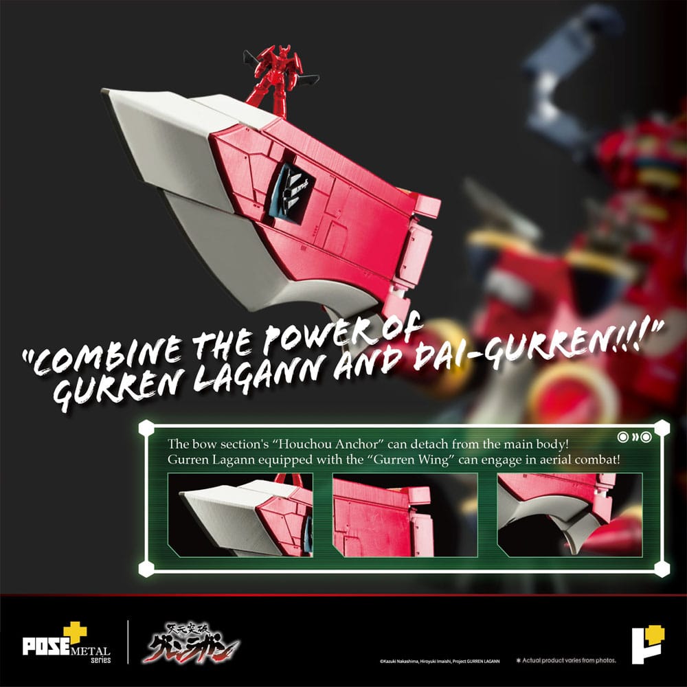 Tengen Toppa Gurren Lagann statuette POSE+METAL series Dai-Gurren 33 cm