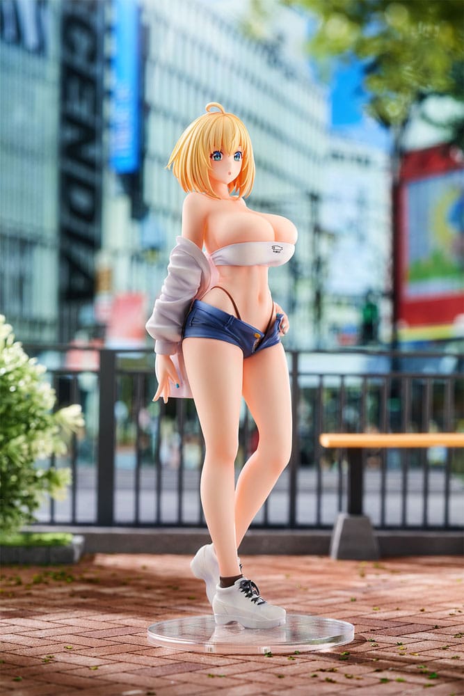 Original Character statuette PVC 1/6 Sophia F. Shirring Tube Top Ver. Illustration by Nadare Takamine Illustration by Daefny Bonus Edition 26 cm