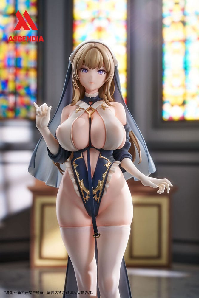 Original Character pack 2 statuettes PU 1/6 Lily Nun & Emily Nurse Illustration by Chowbie 26 cm