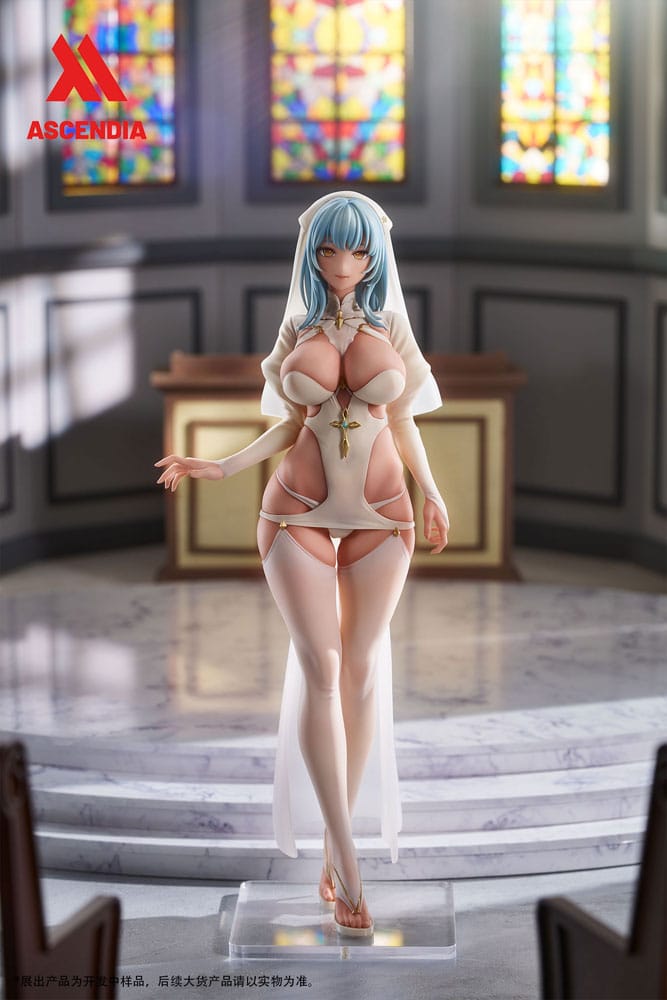 Original Character pack 2 statuettes PU 1/6 Lily Nun & Emily Nurse Illustration by Chowbie 26 cm