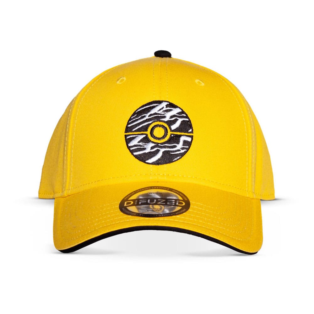 Pokémon casquette baseball Pokeball jaune