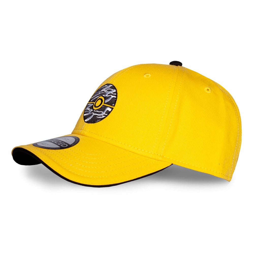 Pokémon casquette baseball Pokeball jaune