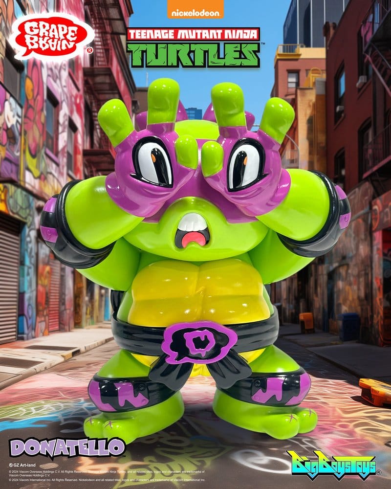 Les Tortues ninja x Grape Brain figurine vinyle Donatello 24 cm