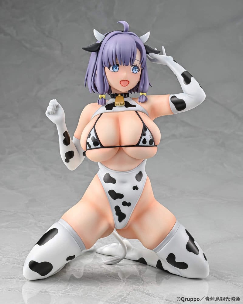 Nukitashi The Animation statuette PVC 1/5 Misaki Hotori Cow print costume 22 cm