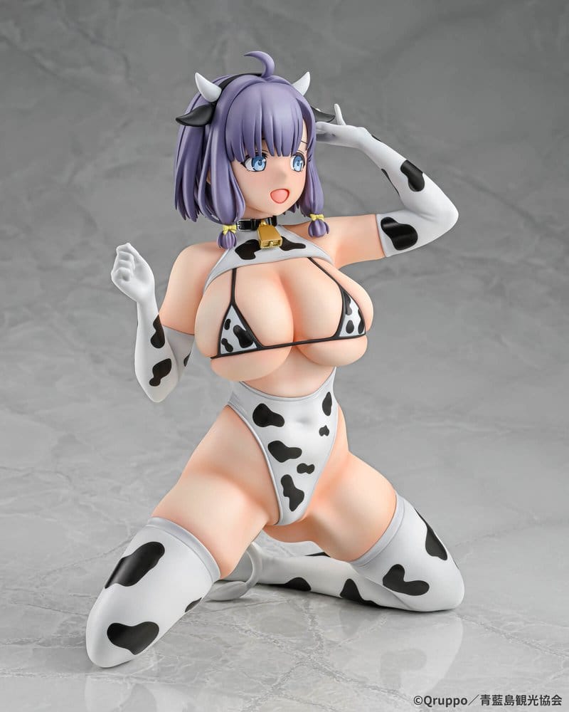 Nukitashi The Animation statuette PVC 1/5 Misaki Hotori Cow print costume 22 cm