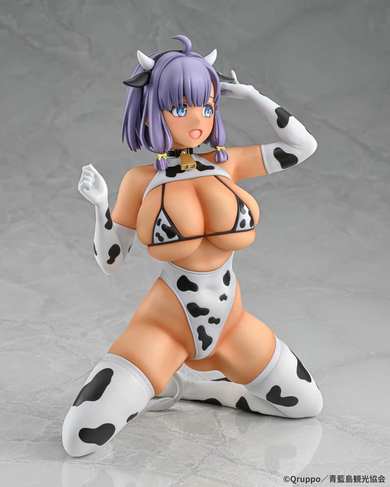 Nukitashi The Animation statuette PVC 1/5 Misaki Hotori Cow print costume Tanned Ver. 22 cm