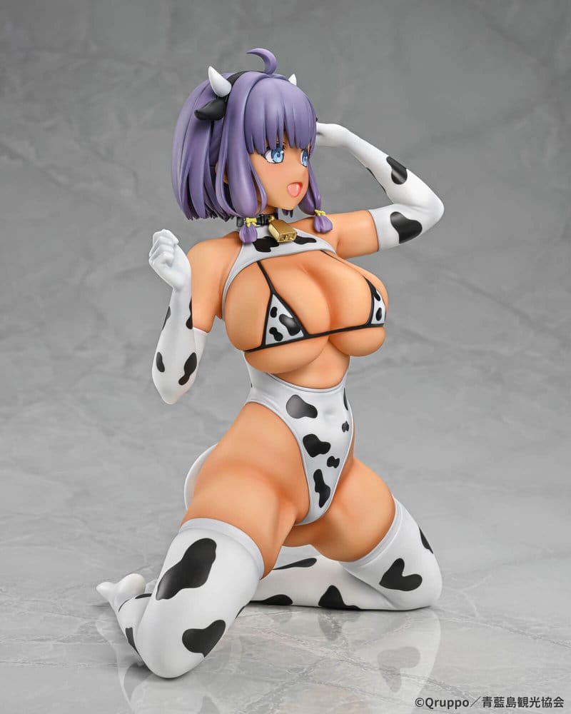Nukitashi The Animation statuette PVC 1/5 Misaki Hotori Cow print costume Tanned Ver. 22 cm
