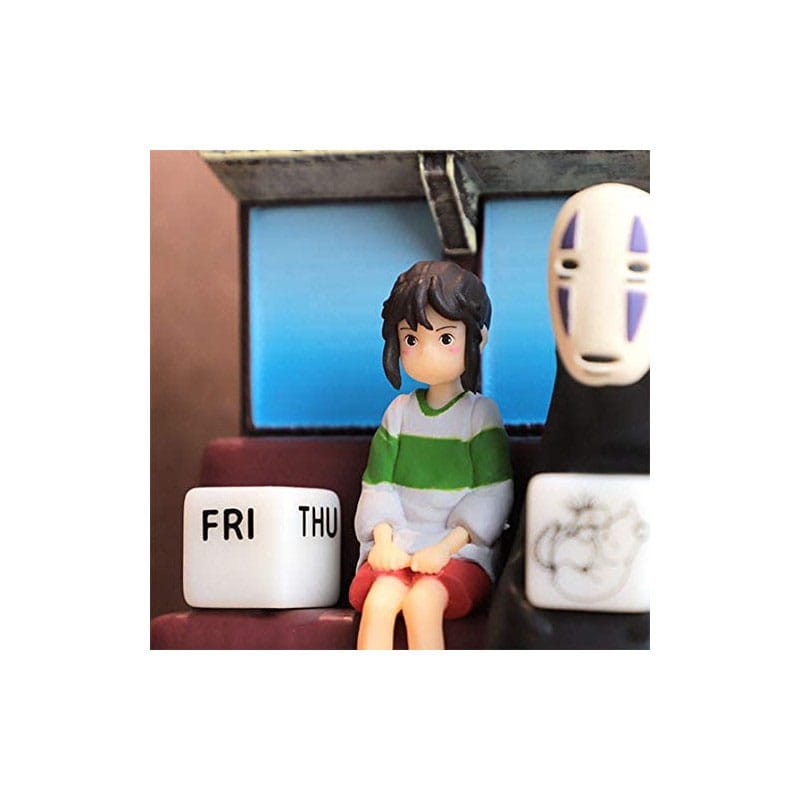 Ghibli - Le Voyage de Chihiro - Calendrier perpétuel Le train d'Unabara