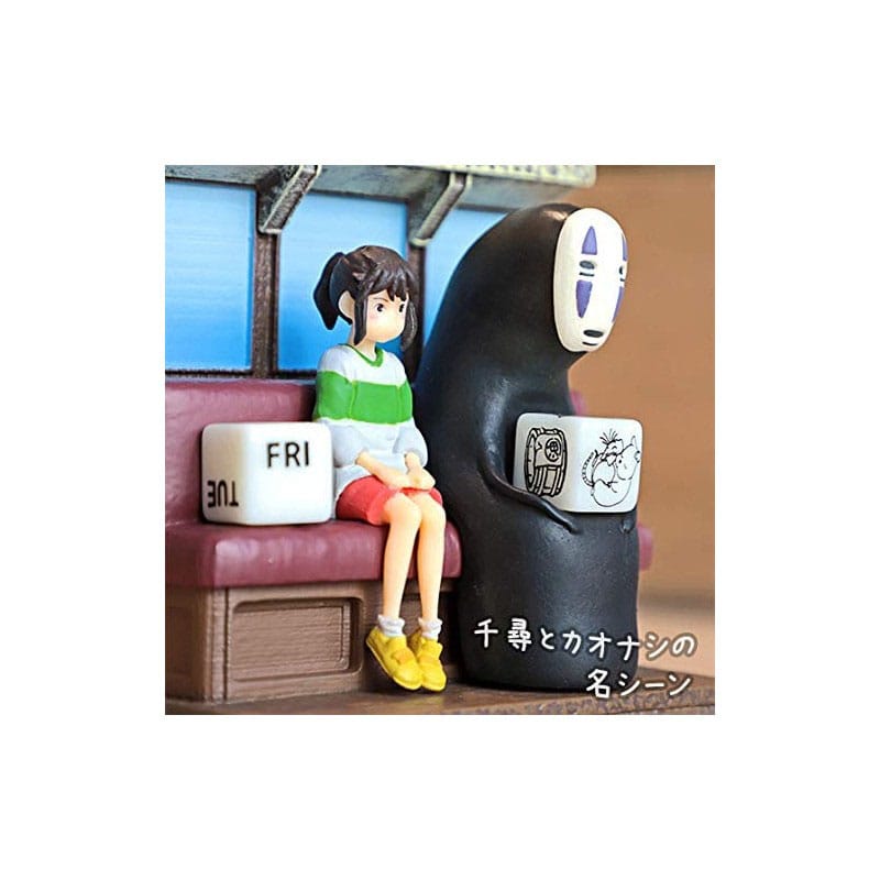 Ghibli - Le Voyage de Chihiro - Calendrier perpétuel Le train d'Unabara