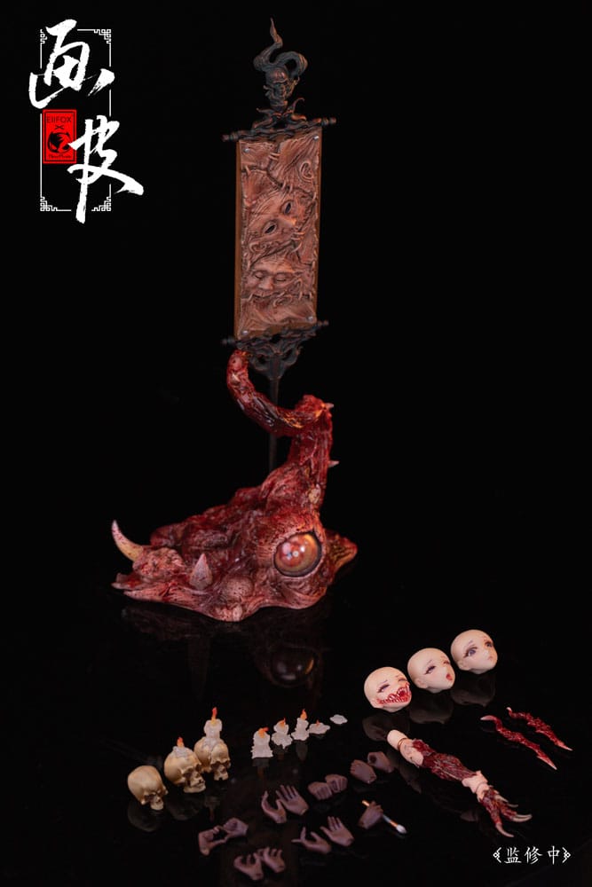 Original Character figurine 1/12 Hua Xia Shen Gui Hua Pi 16 cm