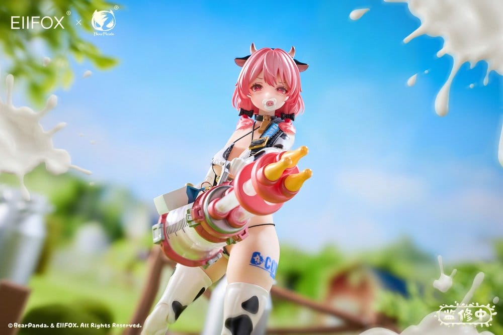 Original Character figurine 1/8 Eiifox & BearPanda Nyuugyuu Momo 21 cm