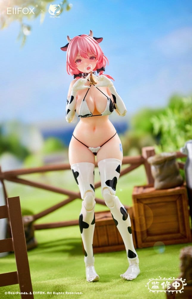 Original Character figurine 1/8 Eiifox & BearPanda Nyuugyuu Momo 21 cm