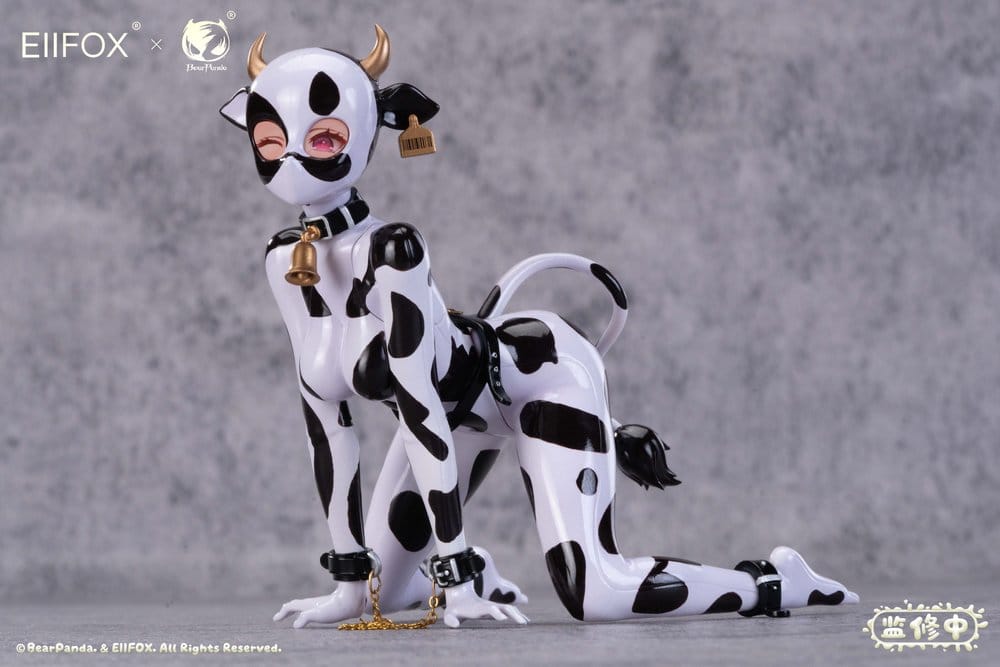 Original Character figurine 1/8 Eiifox & BearPanda Nyuugyuu Momo 21 cm