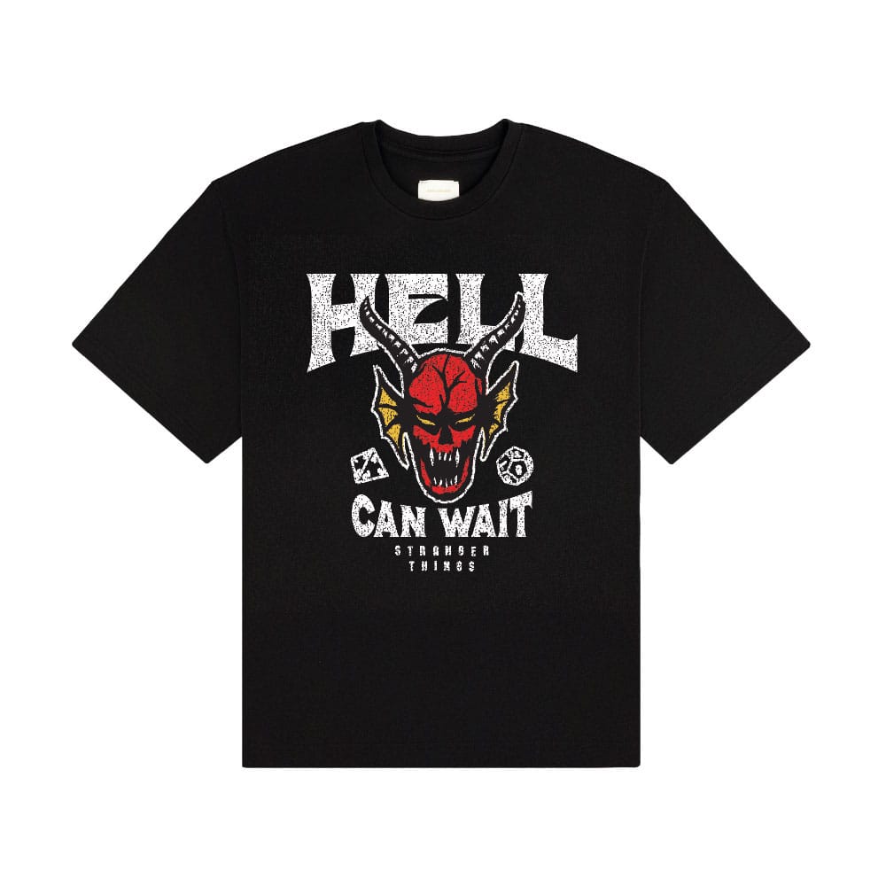 Stranger Things T-Shirt Hell Can Wait (black) (M)