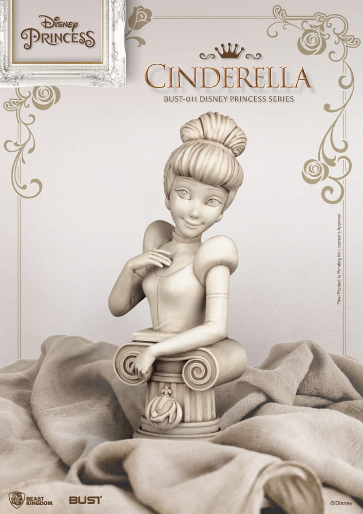 Disney Princess Series buste PVC Cindarella 15 cm