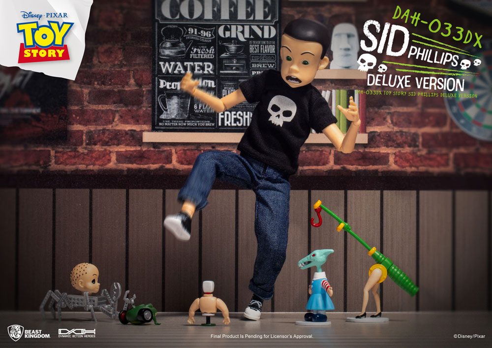 Toy Story figurine Dynamic Action Heroes Sid Phillips Deluxe Version 14 cm