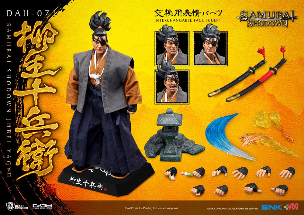 Samurai Shodown figurine Dynamic Action Heroes 1/9 Jubei Yagyu 21 cm