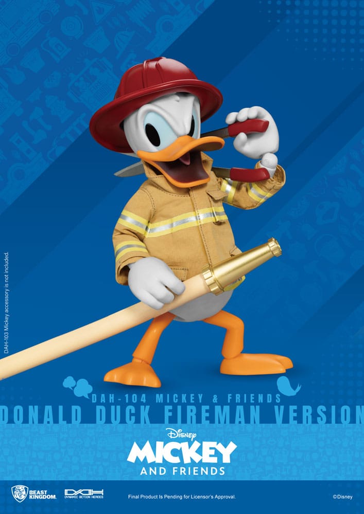 Mickey & Friends figurine Dynamic Action Heroes 1/9 Donald Duck Fireman Ver. 24 cm