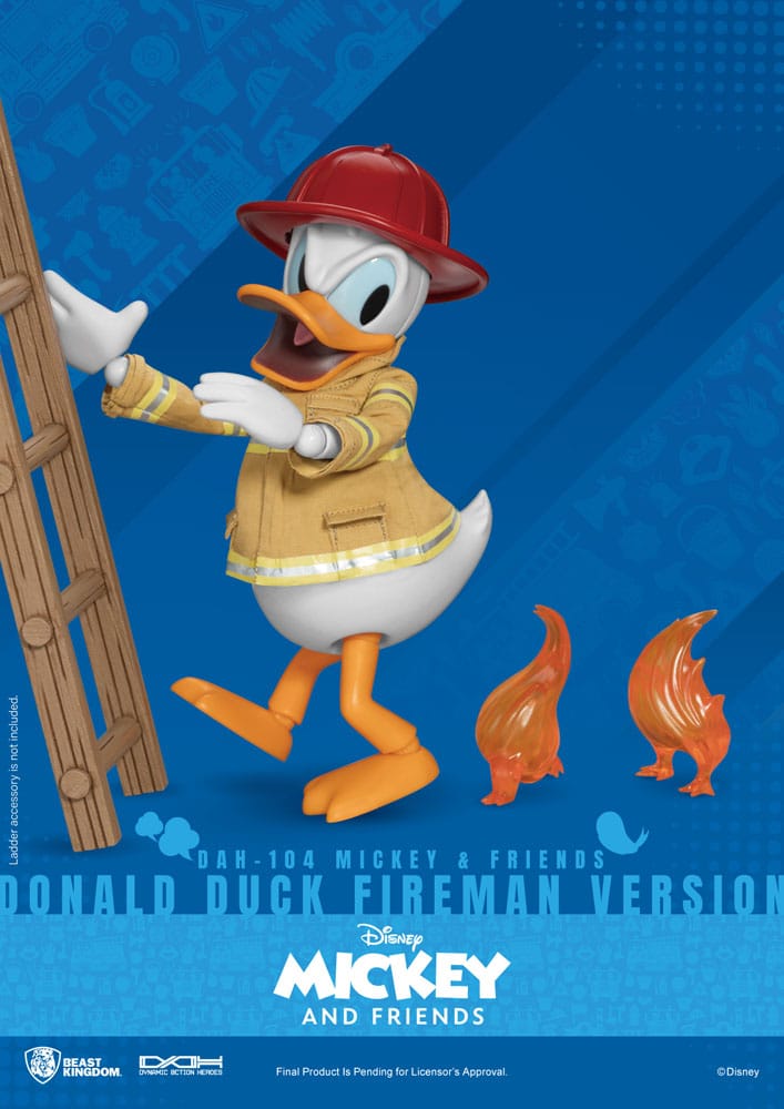 Mickey & Friends figurine Dynamic Action Heroes 1/9 Donald Duck Fireman Ver. 24 cm