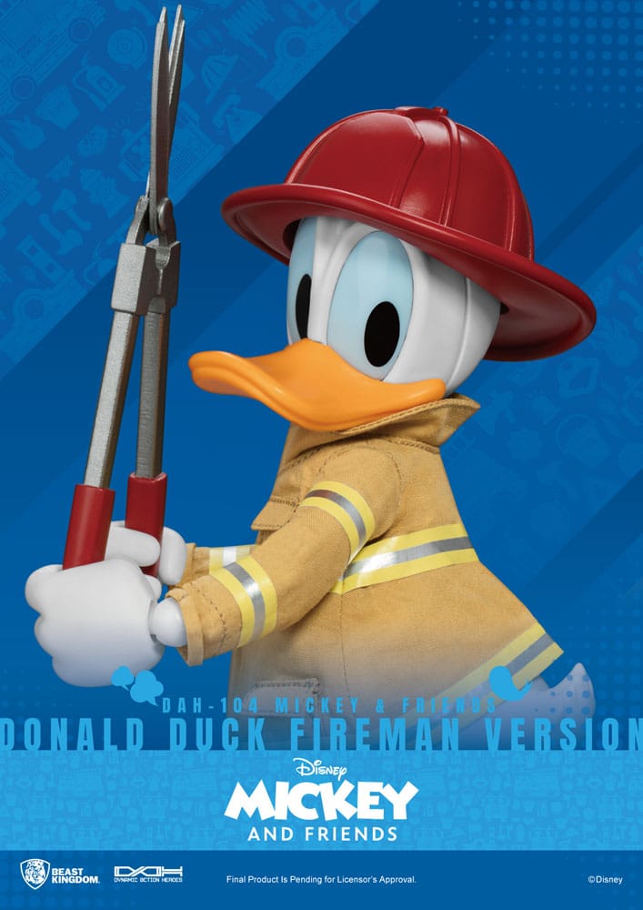 Mickey & Friends figurine Dynamic Action Heroes 1/9 Donald Duck Fireman Ver. 24 cm