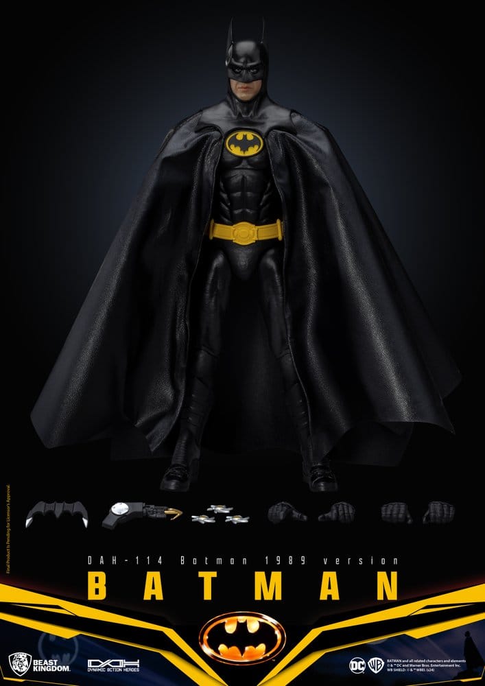 DC Comics Dynamic 8ction Heroes Figurine Batman 1989 Version Standard 21 cm