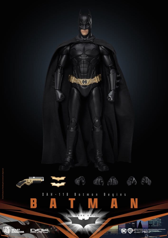 DC Comics Dynamic 8ction Heroes Figurine Batman (Batman Begins) 21 cm