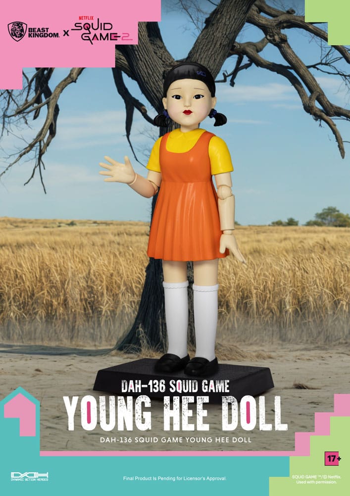 Squid Game figurine sonore Young Hee Doll 30 cm