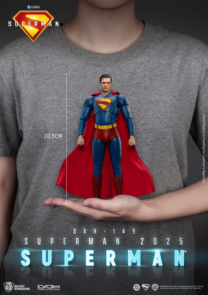 Superman (2025) figurine Superman & Krypto 21 cm