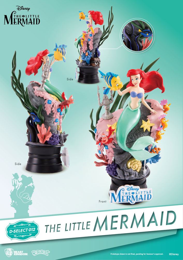 La Petite Sirène diorama PVC D-Select 15 cm