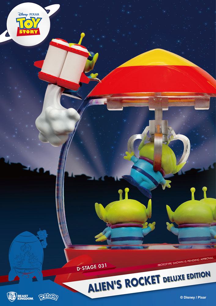 Toy Story diorama PVC D-Stage Alien's Rocket Deluxe Edition 15 cm