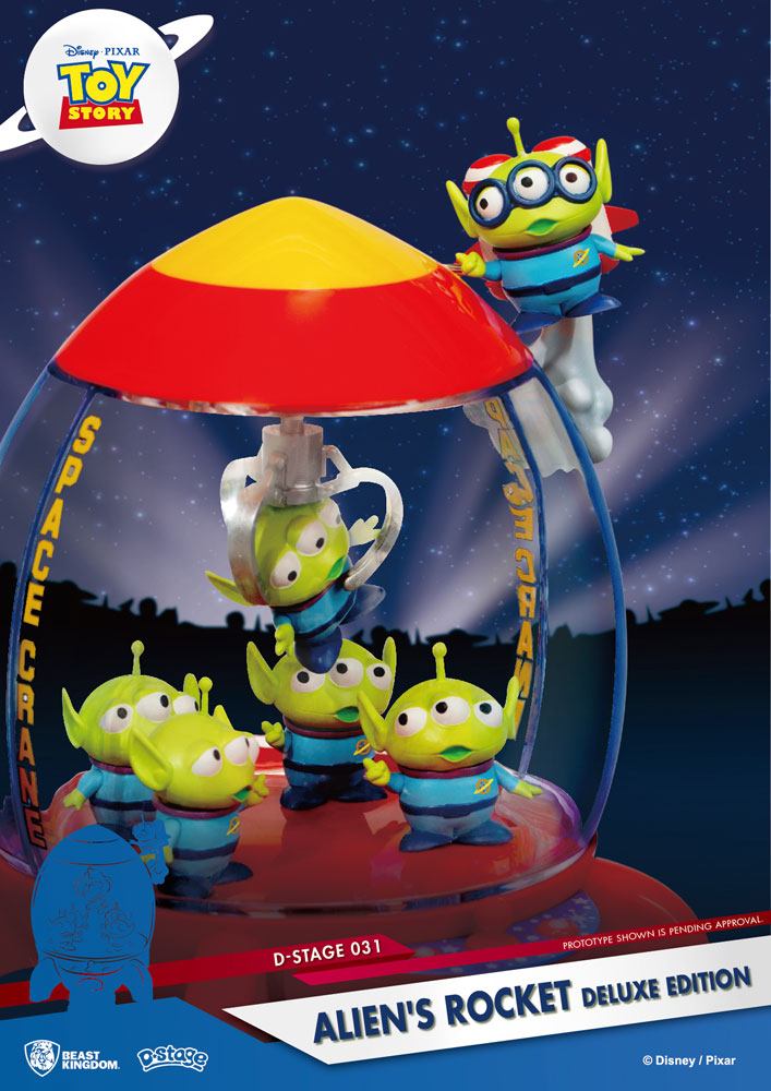Toy Story diorama PVC D-Stage Alien's Rocket Deluxe Edition 15 cm