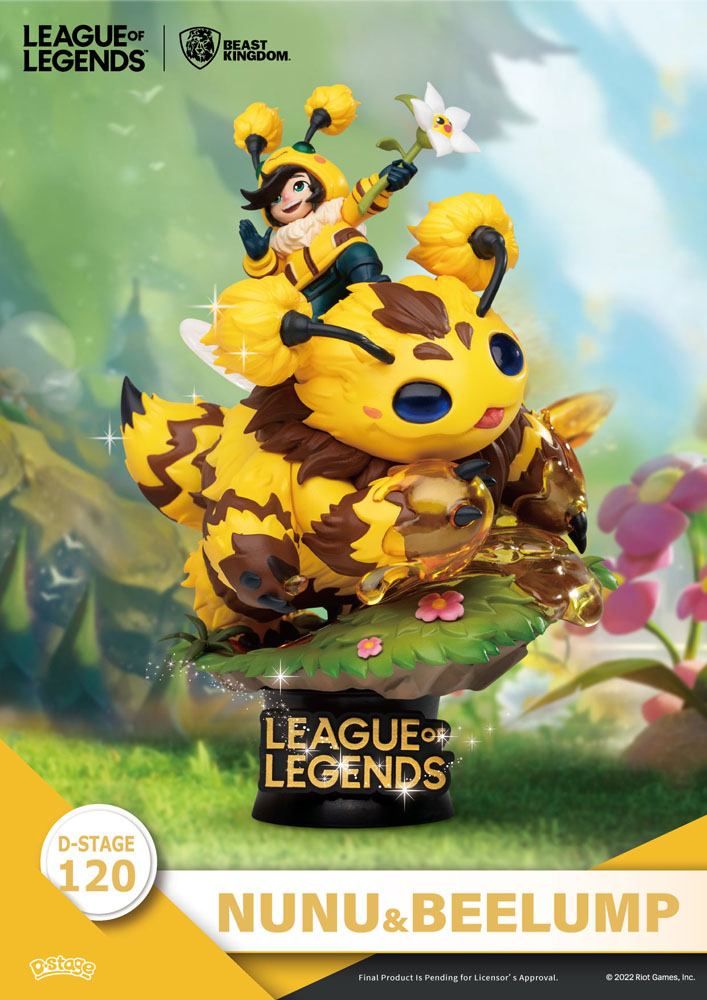 League of Legends diorama PVC D-Stage Nunu & Beelump & Heimerstinger 16 cm
